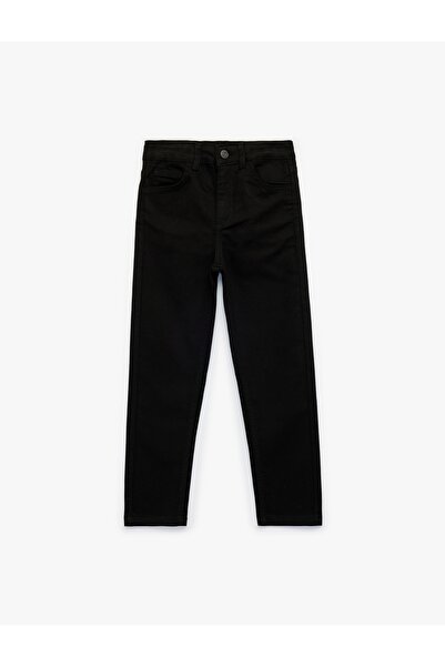Koton Erkek Çocuk Jean Pantolon 6SKB40010TD SİYAH