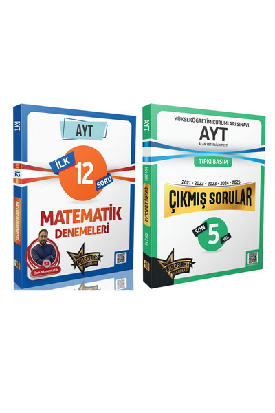 LİDERLER KARMASI 2026 AYT İlk 12 Soru Matematik Denemeleri ve AYT Son 5 Yıl Ç...