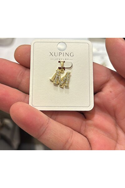 XUPING JEWELRY M HARF ÇELİK KOLYE UCU