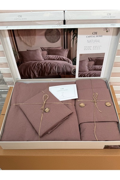 Capital Home Duvet Cover Set 100%P Cotton U Double Size