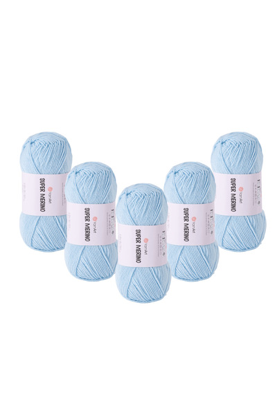 Yarnart 25% lână bucăți Super Merino 5 bucăți - 215