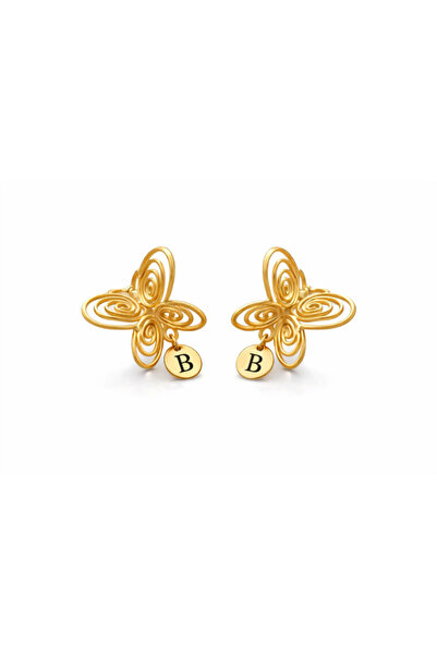Venus Design Füsun - Lettered Butterfly Earrings