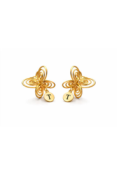 Venus Design Füsun - Lettered Butterfly Earrings