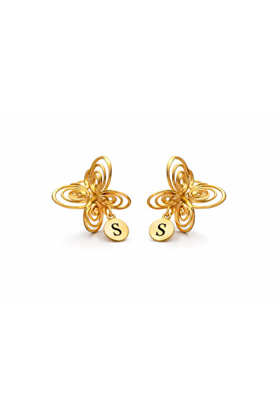 Venus Design Füsun - Lettered Butterfly Earrings