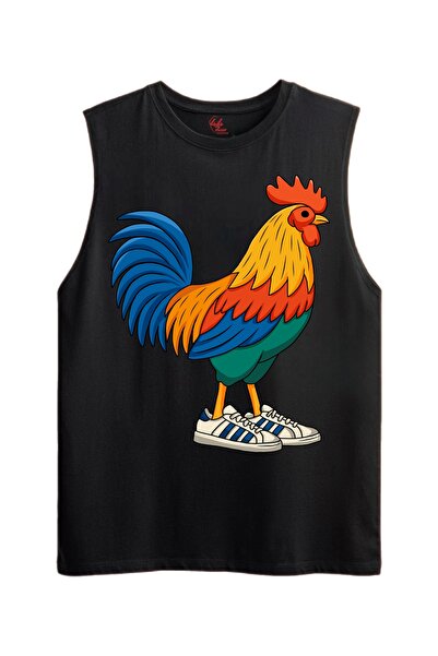 Rabona Fashion Κόκορας της Περιοχής – Σχεδιασμένο T-Shirt / Φανελάκι (Προαιρε...