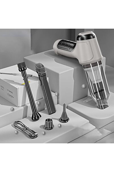 Arabest مكنسة كهربائية يدوية لاسلكية للسيارة، منفضة غبار لاسلكية محمولة عالية...