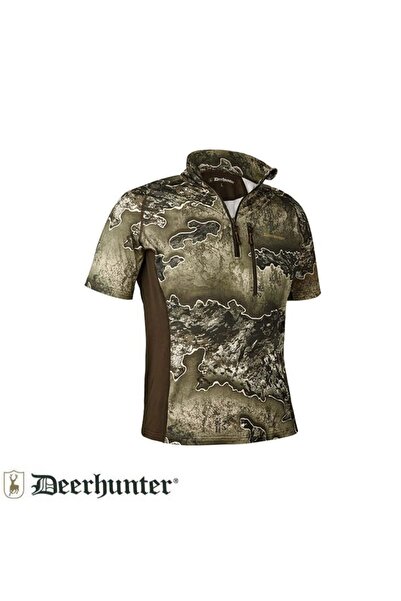 Deerhunter Yaka Fermarlı K.Kollu Realtree Tişört M