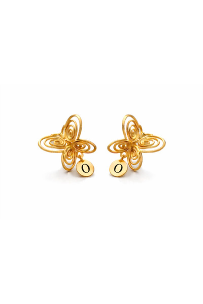 Venus Design Füsun - Lettered Butterfly Earrings