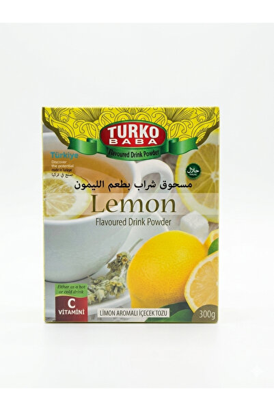 Turkobaba مسحوق مشروب توركو بابا بنكهة الليمون - 300 غرام