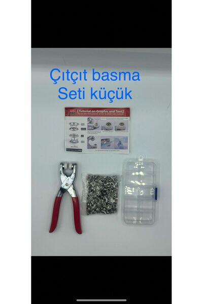 diğer0101 Pratik Çıtçıt Basma Seti – Tam Takım Hobi ve Onarım Seti
