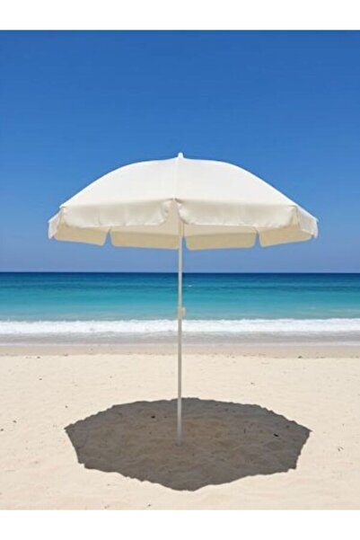skybelt 200 CM DÜZ KREM PLAJ ŞEMSİYE