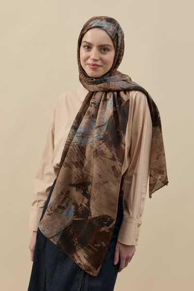 Modakaşmir Șal Vio Light cu model paletă