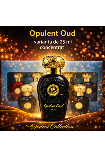 lattafa Opulent Oud 25 ml – Parfum Arabesc Intens | Ideal pentru calatorii| F...