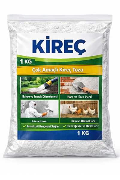 NVT YAPI İNŞAAT Sönmüş Toz Kireç 1 KG