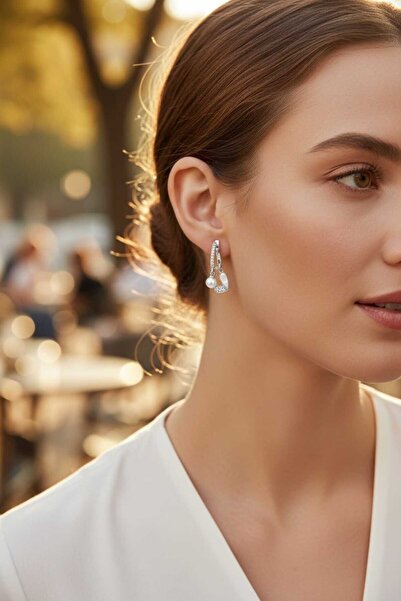 Aware Time Zircon Stone Earrings