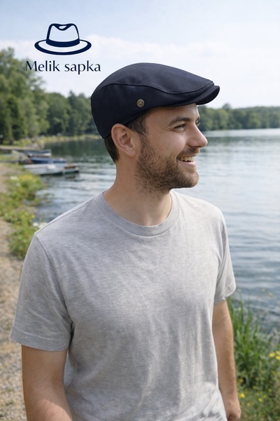 Melik şapka YAZLIK KETEN SPOR KASKET ŞAPKA