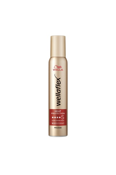 Wella WELLAFLEX Heat Protection, spuma de par, pentru fixare foarte puternica...