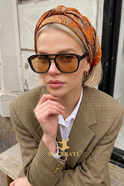 MACERATİ Rosiqe Unisex Black Framed Nude Ultra Lightweight Uv400 Filtered Sun...