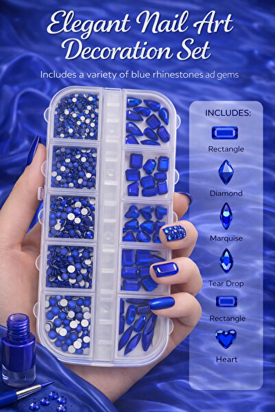 OJELY TIRNAK TAŞ SÜSLEME