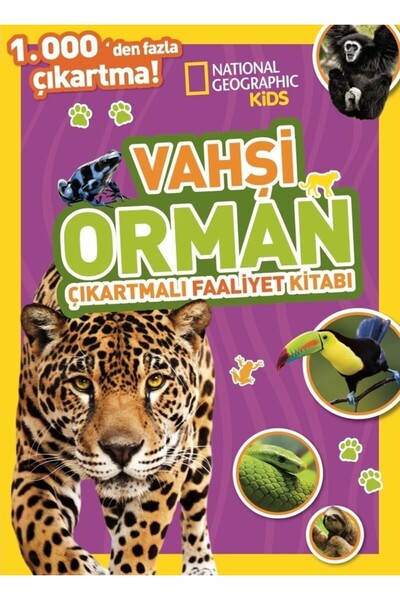 National Geographic Kids كتاب أنشطة الغابة البرية مع الملصقات - أكثر من 1000 ...