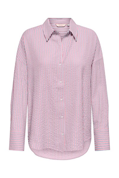 ONLY 15369696 ONLOREGON BARI L/S STRIPE SHIRT WVN