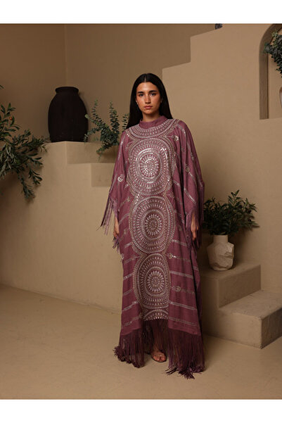 IKKXA Shimmering Diamond Pattern Jalabiya