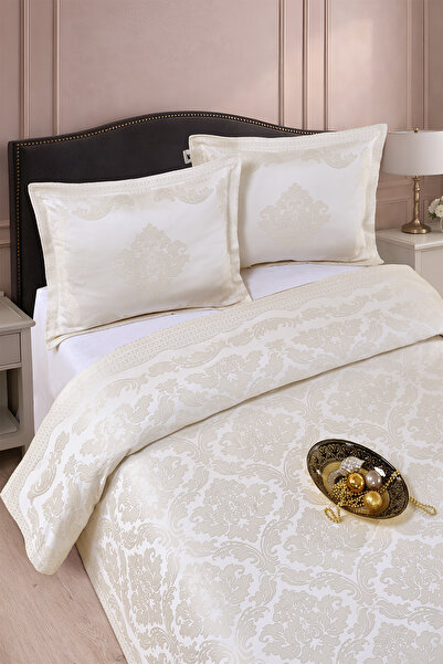 BİRHOME Vanetta Panel Žakard Bračni Modern Prekrivač za krevet Set 3 komada 2...
