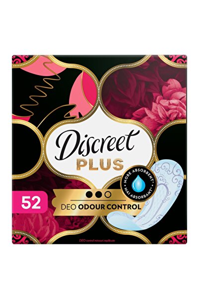 Discreet Plus, absorbante zilnice, Deo Odor Control, 52 buc