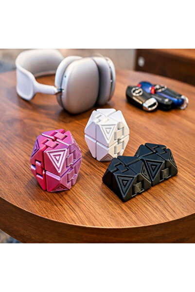 Sapphire 3D Üçgen şeklinden ilham alan, sonsuz dönme özelliğine sahip stres a...