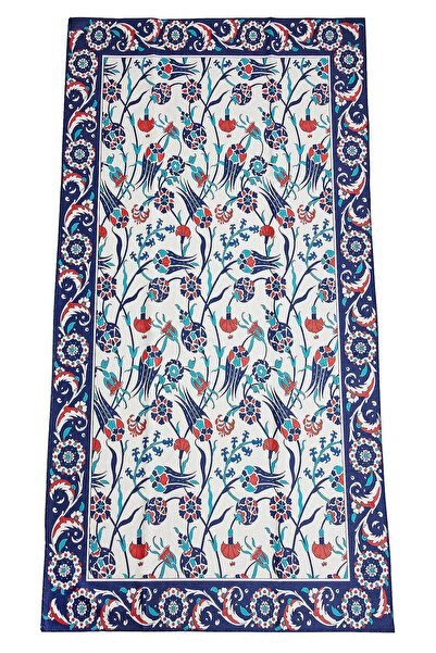 ihvan online Velvet Silk D Textured D Patterned Prayer Rug - Reyyan Series Ry...