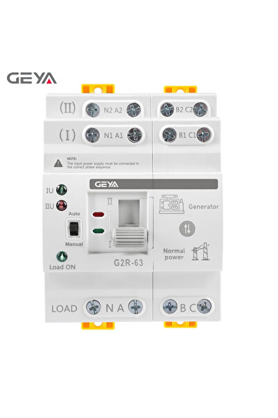 GEYA G2R-63 4P – Comutator de transfer automat 63A, 230V, monofazat, montare ...