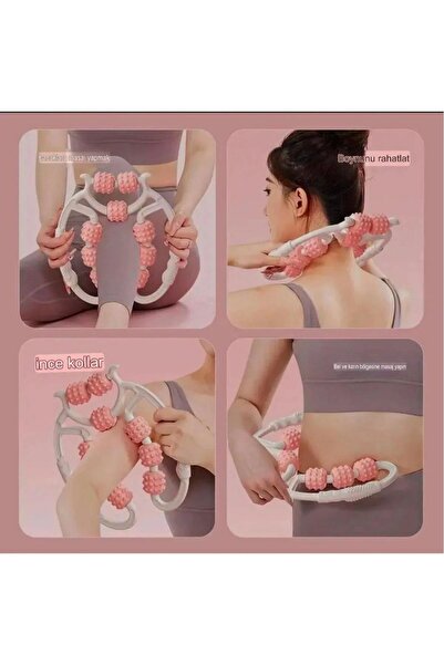 Özlem Toys Масажер для розслаблення м'язів 9-колісний регульований лімфодрена...