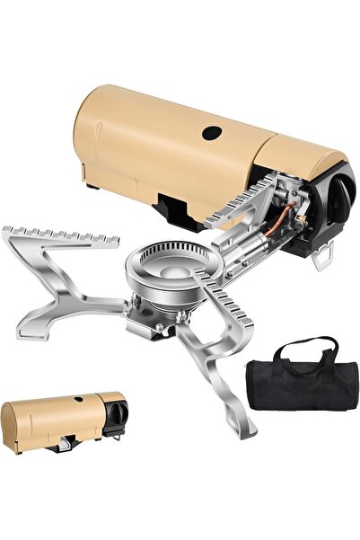 Alim حقيبة تخزين موقد غاز البوتان المحمول للتخييم، مثالية للنزهات والرحلات وا...