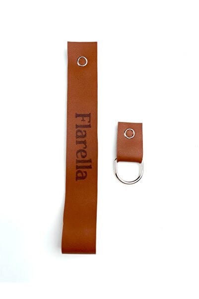 Flarella Strap Tag–Deri Çanta Aksesuarı&Hasır Plaj Çantası Uyumlu Tak Çıkar H...