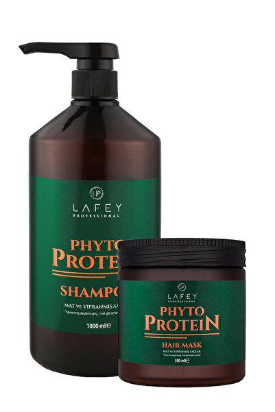 Lafey Professional PHYTO PROTEIN Güçlendirici & Parlatıcı Etkili Saç Bakım Se...