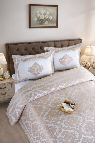 BİRHOME Vanetta Panel Žakard Bračni Modern Prekrivač za krevet Set 3 komada 2...