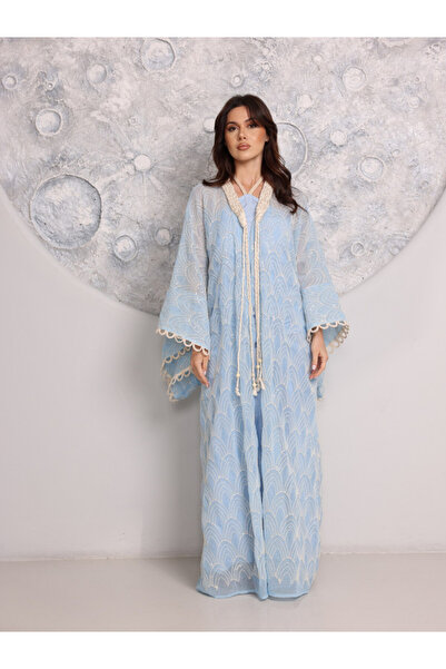 IKKXA Sequin Embellished Jalabiya