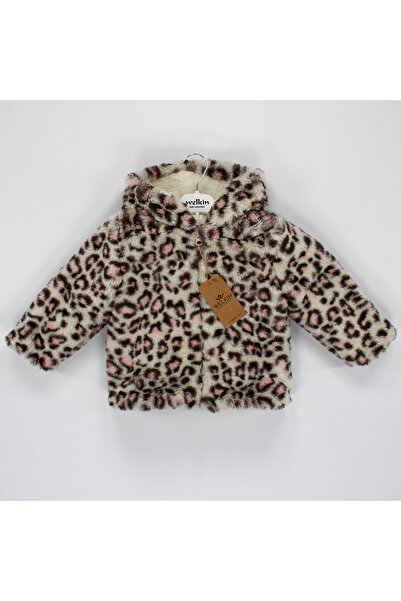 Welkin Fashion Leopard Plush Coat 1-2-3-Year-Old