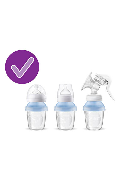Philips SCF619/05 Avent, recipient de pastrare, a laptelui matern, 180 ml, 5 buc
