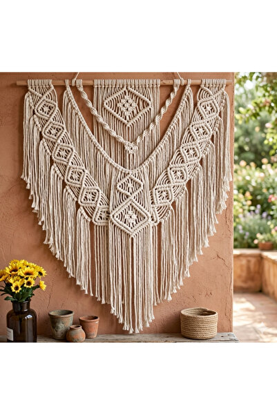 HandMadeCorner Efza Makrome Duvar Süsü Dekorasyon