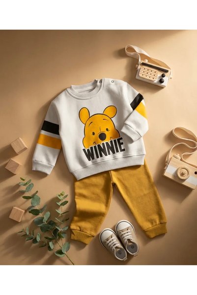 ULTİMA BABY Erkek Bebek %100 Pamuklu Şardonlu Alt-üst Takım