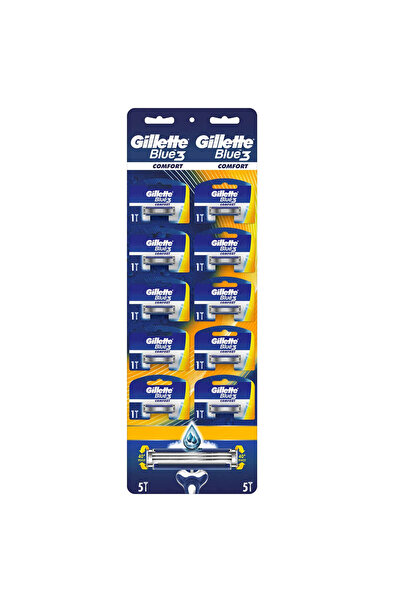 Gillette Κάρτα Blue III Plus HRDC 10 buc, aparat de ras, 1 buc