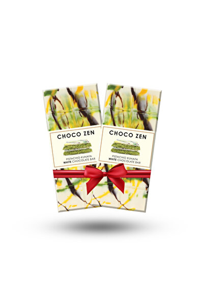 Choco Zen شوكولاتة دبي (عبوة من قطعتين / 190 غرام) كنافة بالفستق - يتم التوصي...