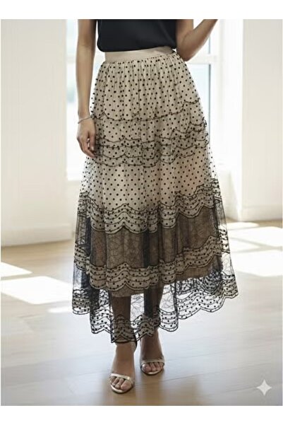 FULLJOY Elegant long skirt, a stylish skirt with a distinctive detail that ad...