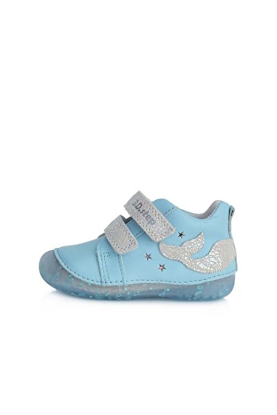 D.D.step Incaltaminte din piele pentru copii, DDstep, Sky Blue, S015-320