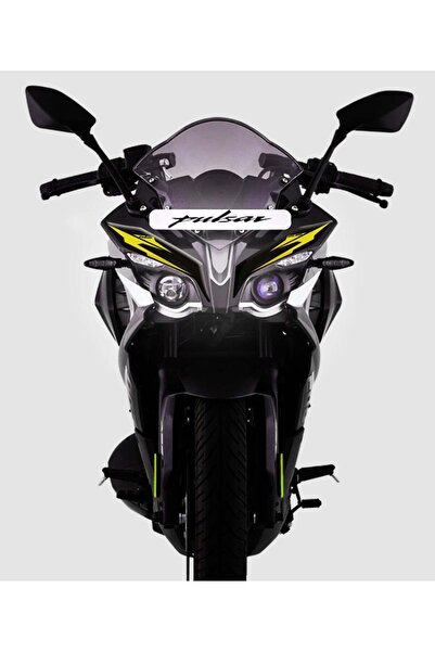 Redline Grafik Bajaj Pulsar RS 200 New Design Siyah Sarı Far Kaş Pad