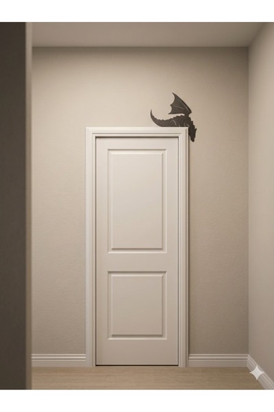 Bedoris Ejderha Kapı / Duvar Dekor Parçası – Fantastik Masa & Mekân Süsü