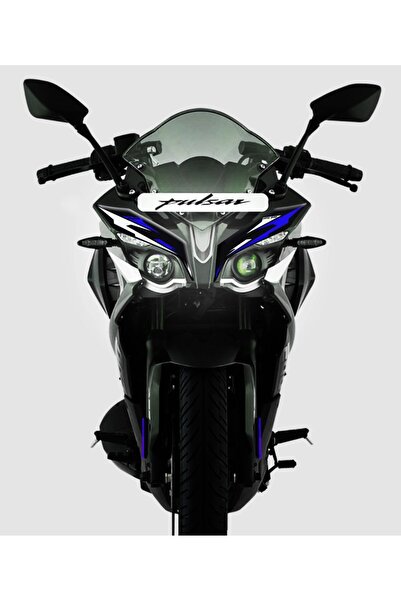 Redline Grafik Bajaj Pulsar RS 200 New Design Siyah Lacivert Beyaz Far Kaş Pad