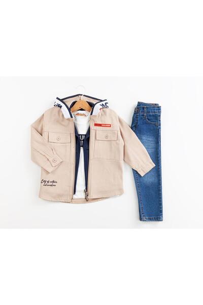 ES KIDS Boy's Coat Vest Set 4-Piece Set