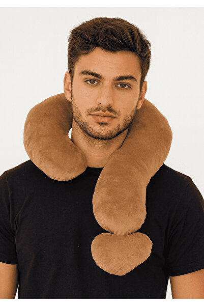 My Home وسادة رقبة ناعمة على شكل علامة استفهام